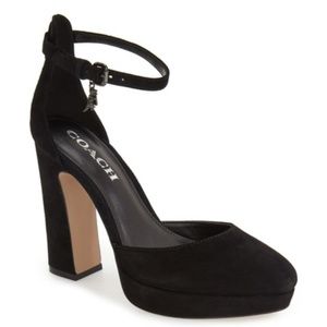 Coach Womens Chrystie Suede Closed Toe shoe. NWOT